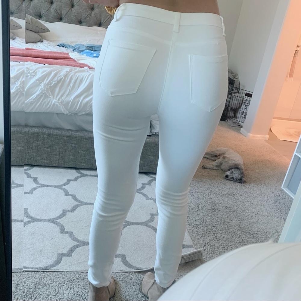Forever 21 White Skinny Jeans
